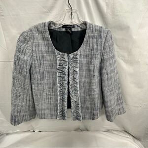 Multicolored Ruffle Blazer Size  10 petite Willi Smith